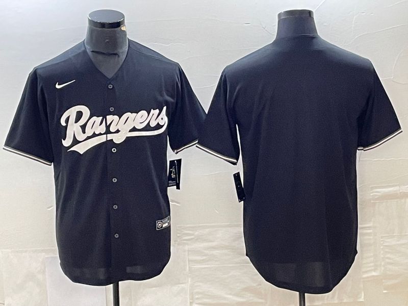 Men Texas Rangers Blank Black Game Nike 2023 MLB Jersey style 6->women mlb jersey->Women Jersey